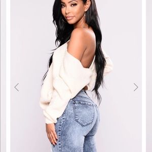 COZY CREAM INTERCHANGEABLE SWEATER